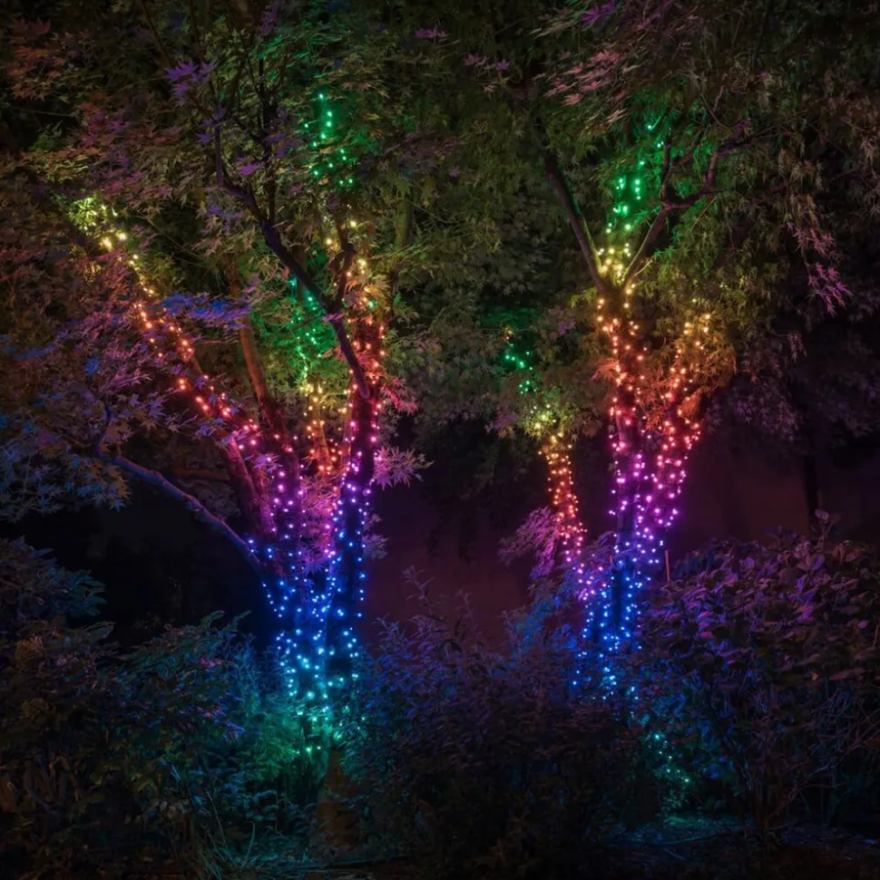 Twinkly RGB lyskæder, sort, 250 lys 20m