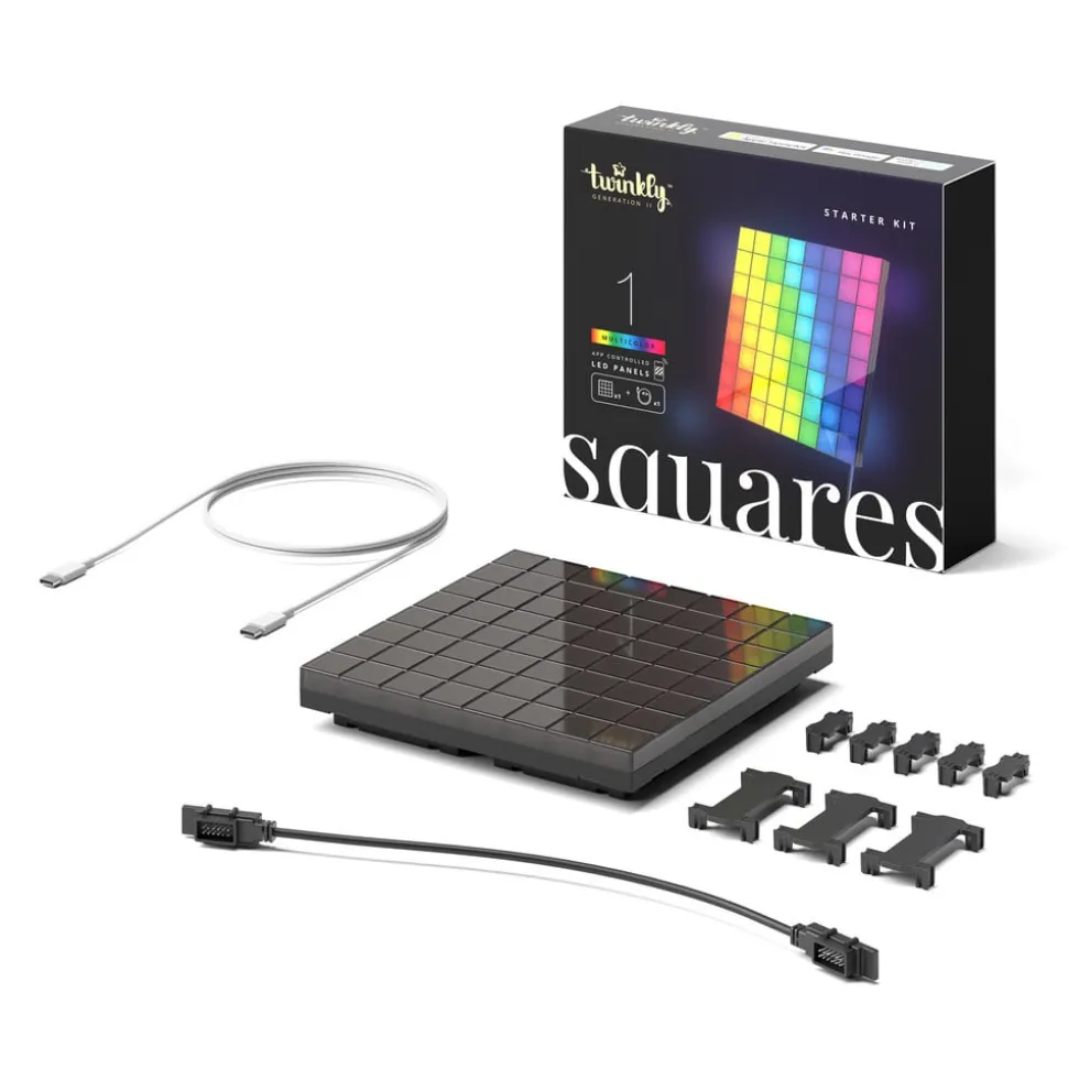 Twinkly RGB sort 1-dels startsæt USB-C