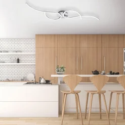 Tyler LED-loftlampe, dæmpbar, stål