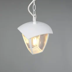Udendørs hængelampe VENTA, hvid, 17 x 17 cm, metal, IP44