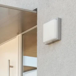 Udendørs LED-væglampe 046, bevægelsessensor, stål