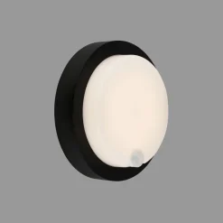 Udendørs LED-væglampe 3765015, sensor, sort