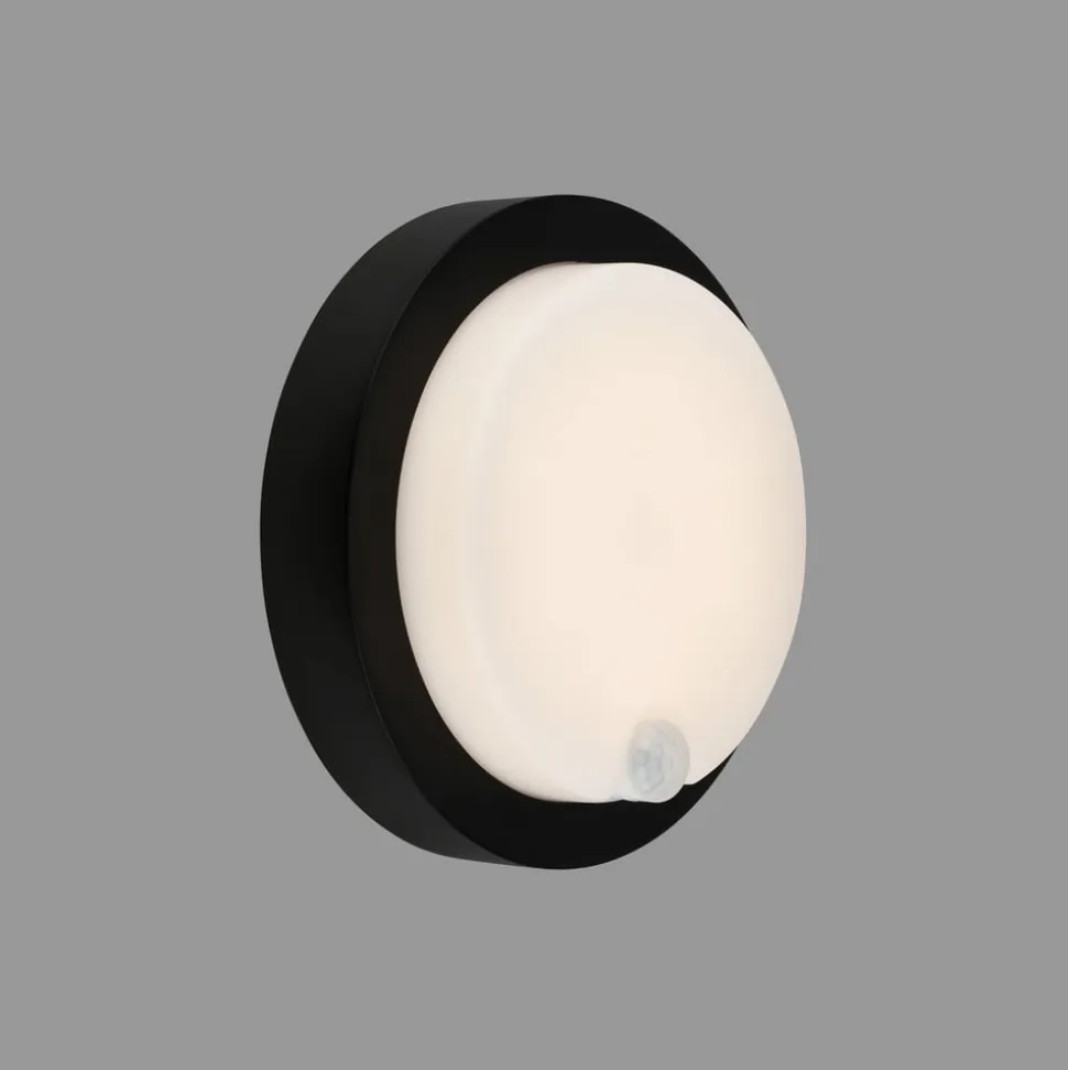 Udendørs LED-væglampe 3765015, sensor, sort