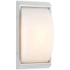 Udendørs LED-væglampe 052, stål, glas, bevægelsessensor