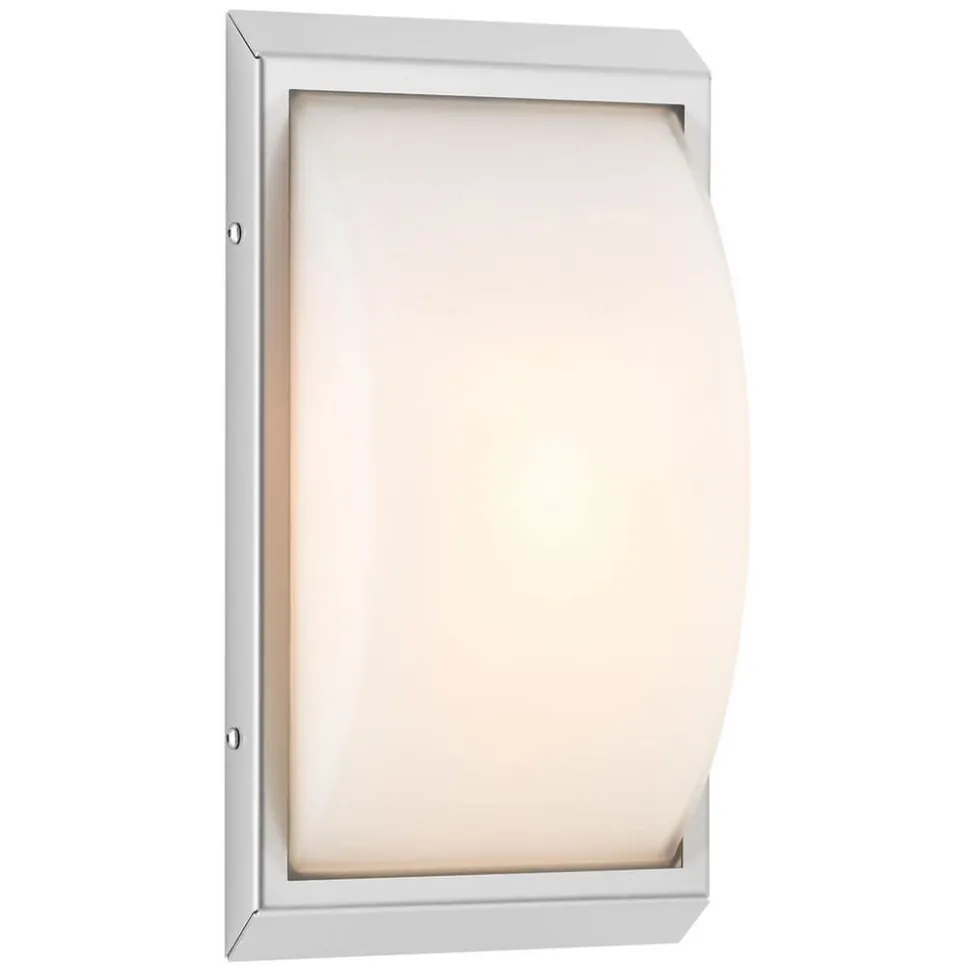 Udendørs LED-væglampe 052, stål, glas, bevægelsessensor