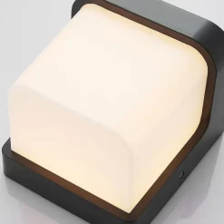 Udendørs LED-væglampe Adenike uden sensor