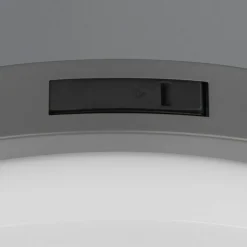 Udendørs LED-væglampe Bermejo, rund, sensor, CCT, antracit