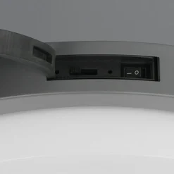Udendørs LED-væglampe Bermejo, rund, sensor, CCT, antracit