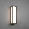 Udendørs LED-væglampe Fuerte, antracit, aluminium, IP54