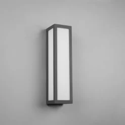 Udendørs LED-væglampe Fuerte, antracit, aluminium, IP54