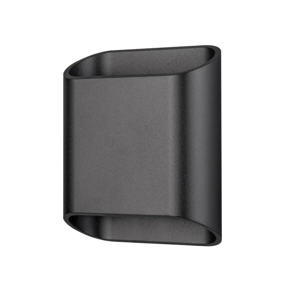 Udendørs LED-væglampe, grafit, op & ned, CCT, dæmpbar, aluminium