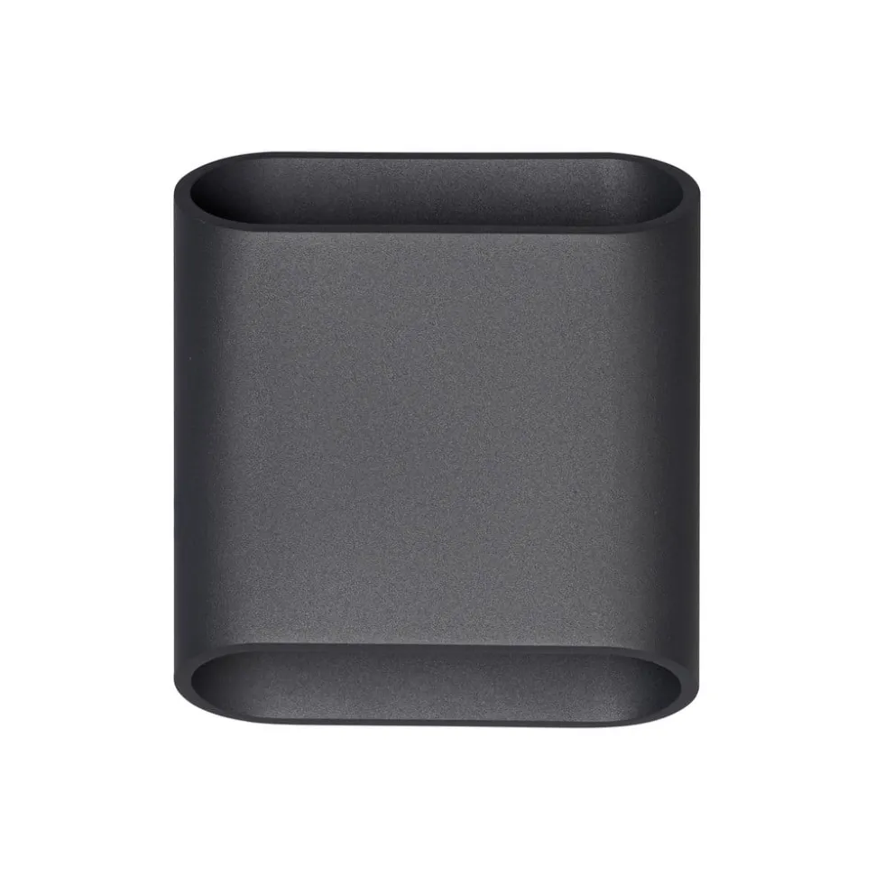 Udendørs LED-væglampe, grafit, op & ned, CCT, dæmpbar, aluminium