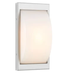 Udendørs LED-væglampe 068LEDSEN, stål, sensor