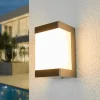 Udendørs LED-væglampe Severina, stål