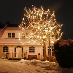 Udendørs lyskæde Elias med LED 200-flg.