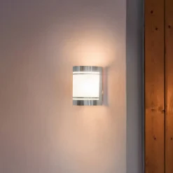 Udendørs væglampe Cerno, stål