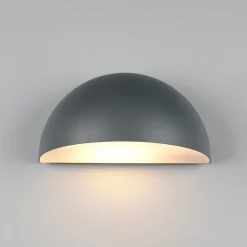 Udendørs væglampe Maas, antracit, trykstøbt aluminium, E27