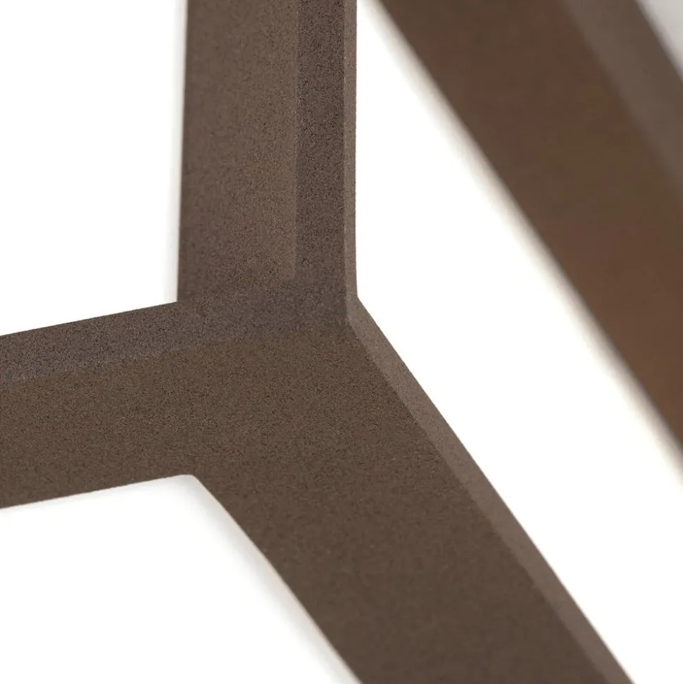 Udendørslampe Henry, corten, trykstøbt aluminium, E27, IP44