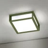 Udendørslampe Henry, grøn, trykstøbt aluminium, E27, IP44