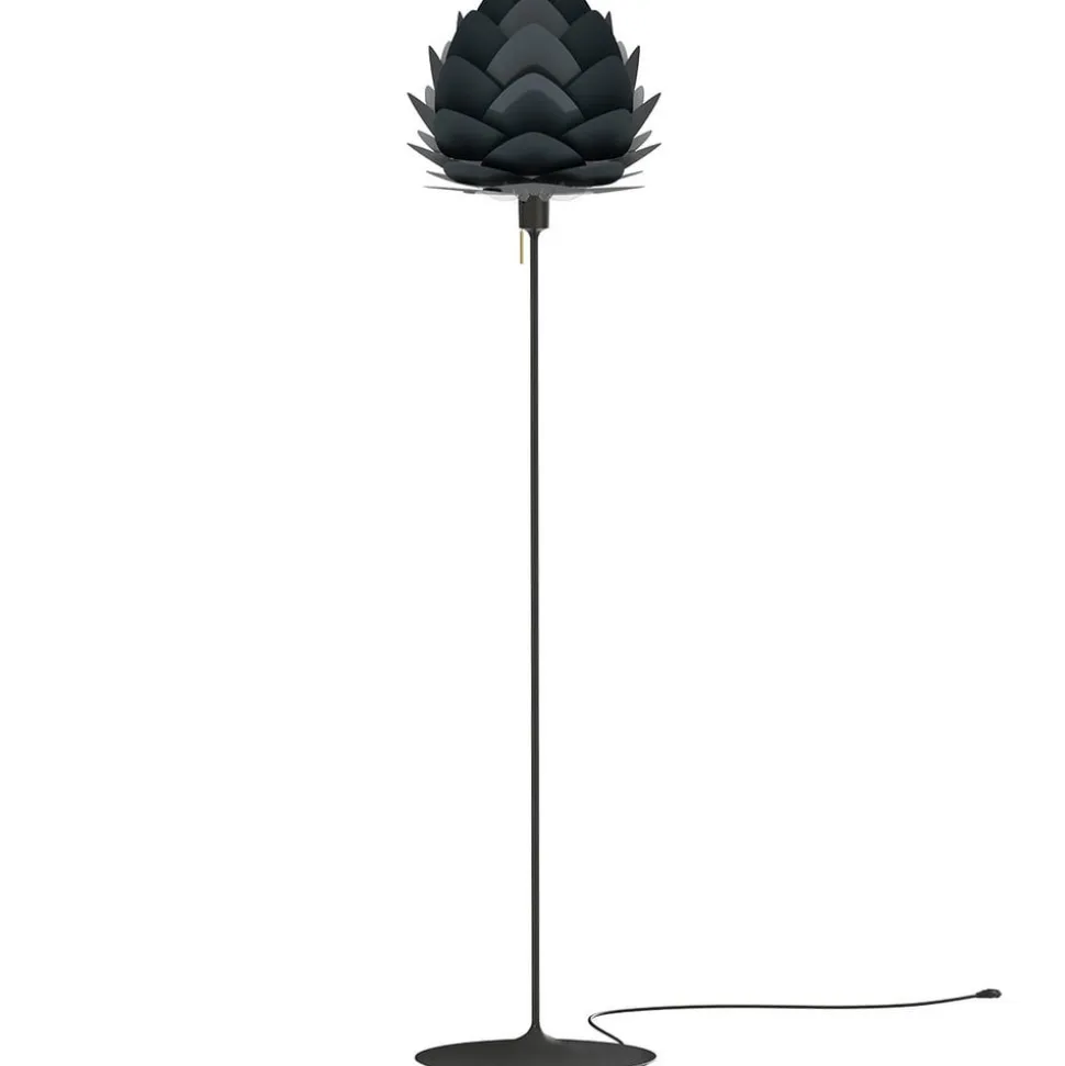 UMAGE Aluvia mini gulvlampe, antracit