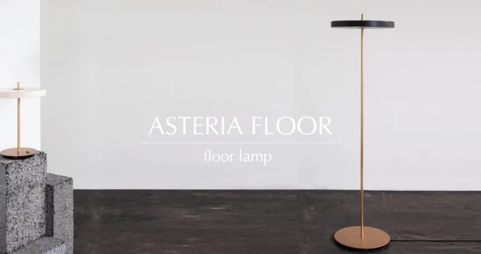 UMAGE Asteria Floor LED-gulvlampe, antracit