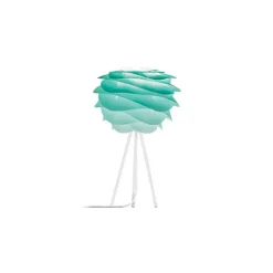 UMAGE Carmina Mini bordlampe turkis/Tripod hvid