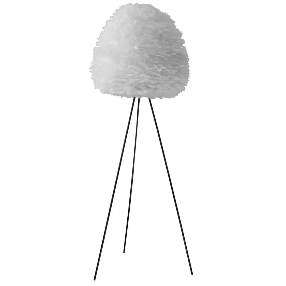 UMAGE Eos Evia medium gulvlampe hvid/sort treben