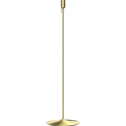 UMAGE Eos medium gulvlampe, messing/hvid