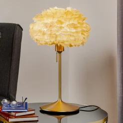 UMAGE Eos mini bordlampe brun/messing