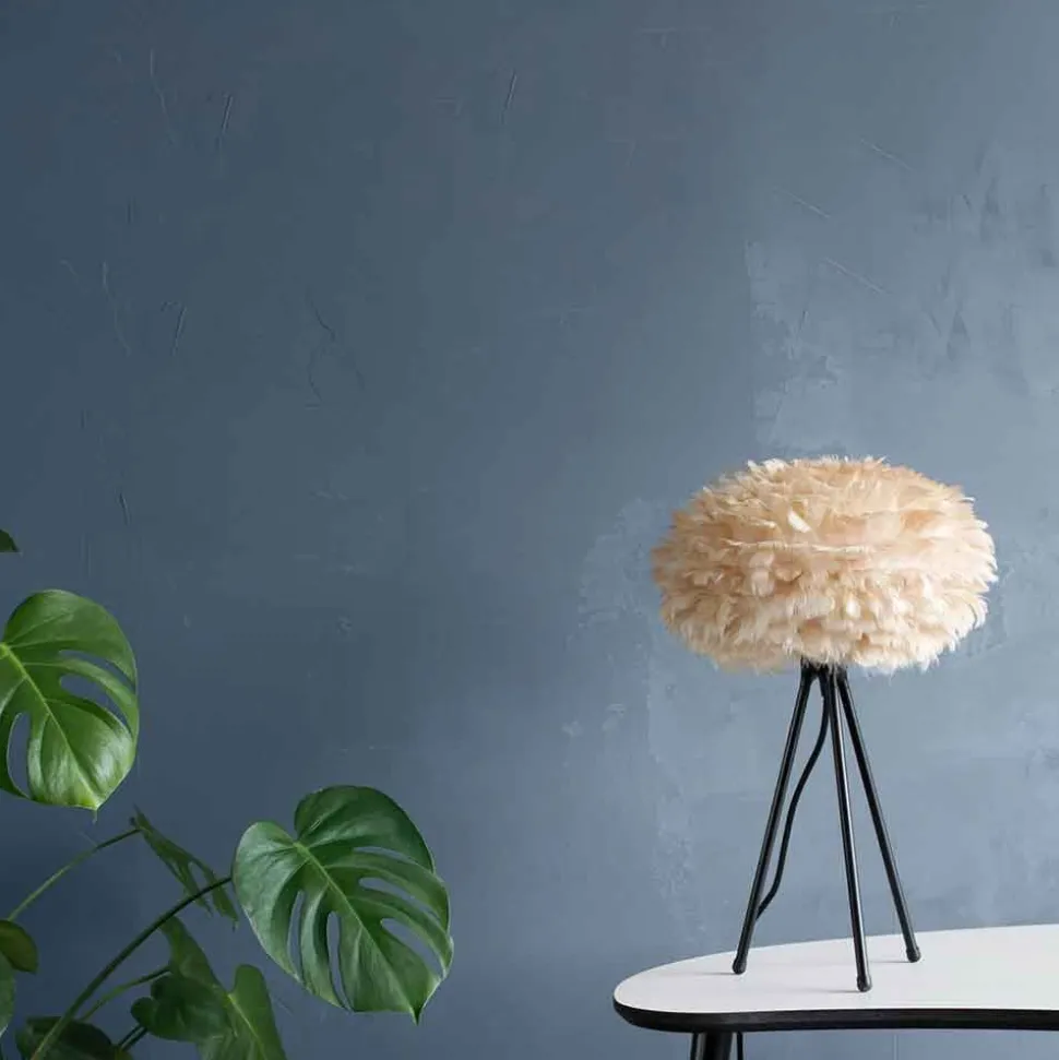 UMAGE Eos Mini bordlampe brun, sort trefod