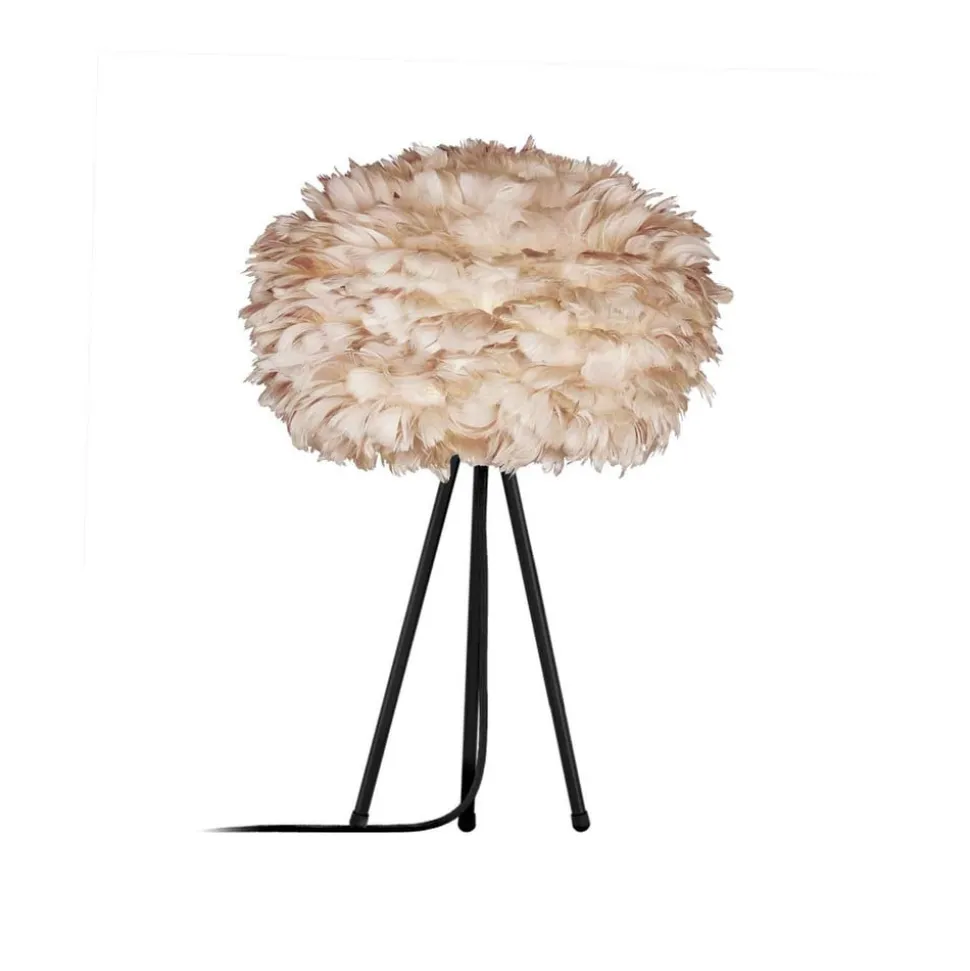 UMAGE Eos Mini bordlampe brun, sort trefod