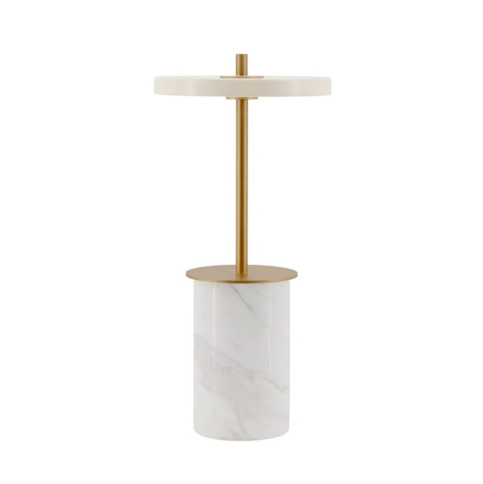 UMAGE LED-bordlampe Asteria Move Mini, hvid 26 cm IP44