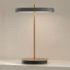 UMAGE LED-bordlampe med batteri Asteria Move antracit/messing 31 cm