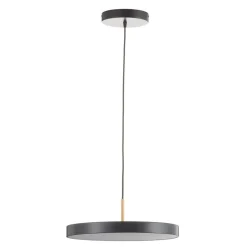 UMAGE LED-hængelampe Asteria Medium antracit/messing Ø 43 cm