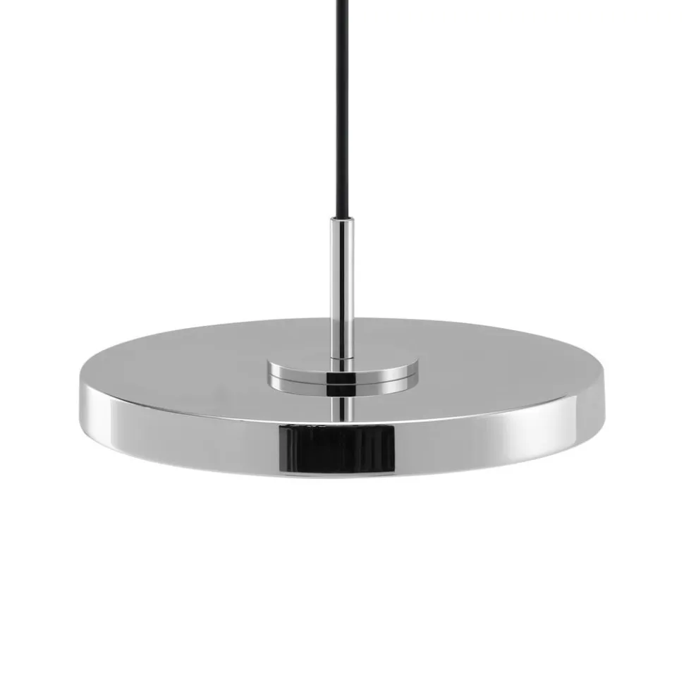 UMAGE LED-hængelampe Asteria Micro, poleret stål, Ø 15 cm