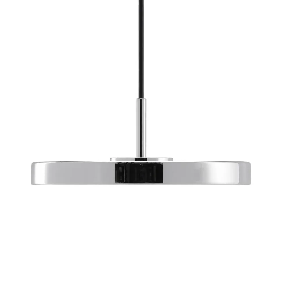 UMAGE LED-hængelampe Asteria Micro, poleret stål, Ø 15 cm