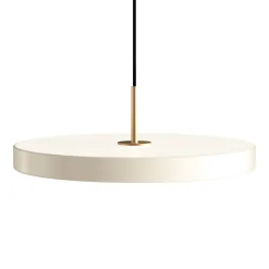 UMAGE LED-hængelampe Asteria Medium perlemor/messing Ø 43 cm