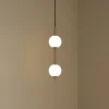 UMAGE LED-hængelampe Audrey, messingfarvet, 2 lyskilder Ø 12 cm