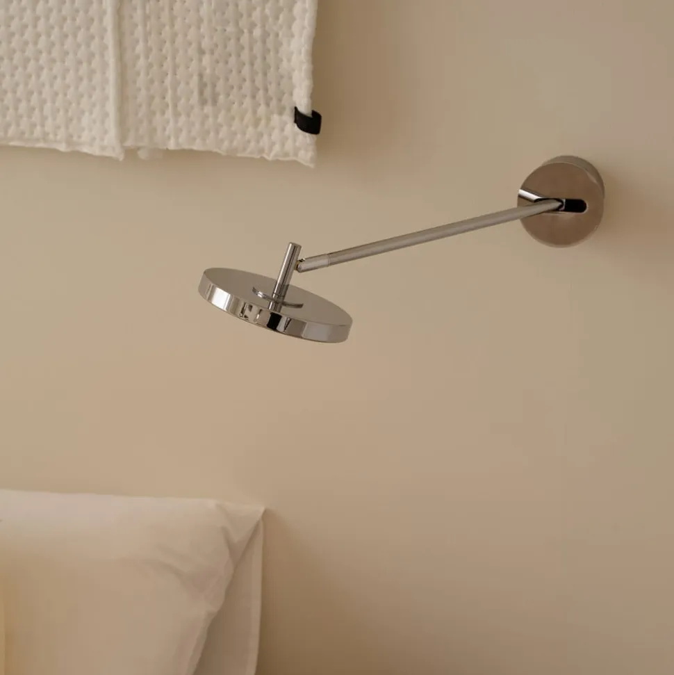 UMAGE LED-væglampe Asteria LONG HW, poleret stål, 45 cm