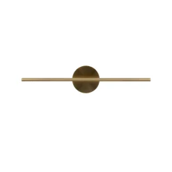 UMAGE LED-væglampe Omni, messing, længde 74 cm