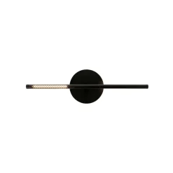 UMAGE LED-væglampe Omni, sort, bredde 54 cm, 2 lyskilder
