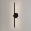 UMAGE LED-væglampe Omni, sort, længde 74 cm