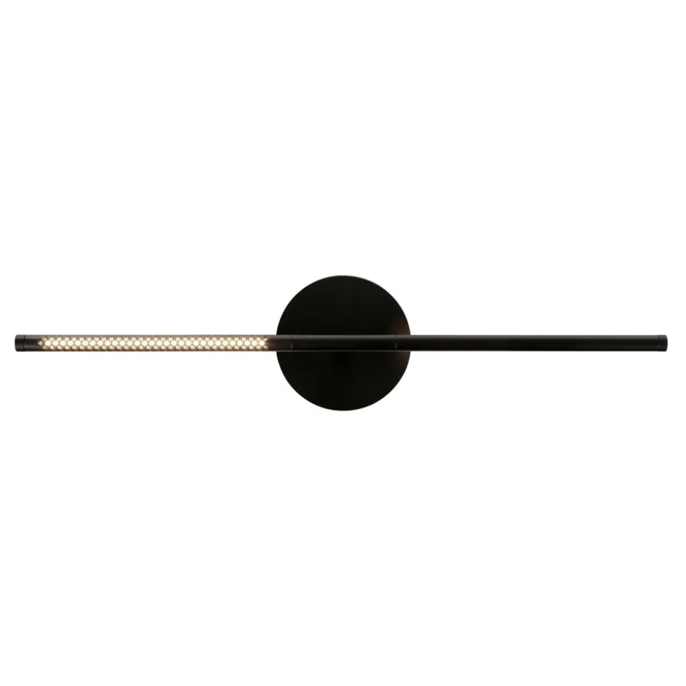 UMAGE LED-væglampe Omni, sort, længde 74 cm