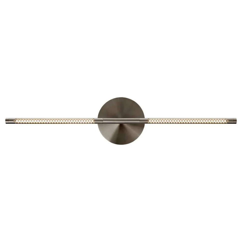 UMAGE LED-væglampe Omni, stålfarvet, længde 74 cm