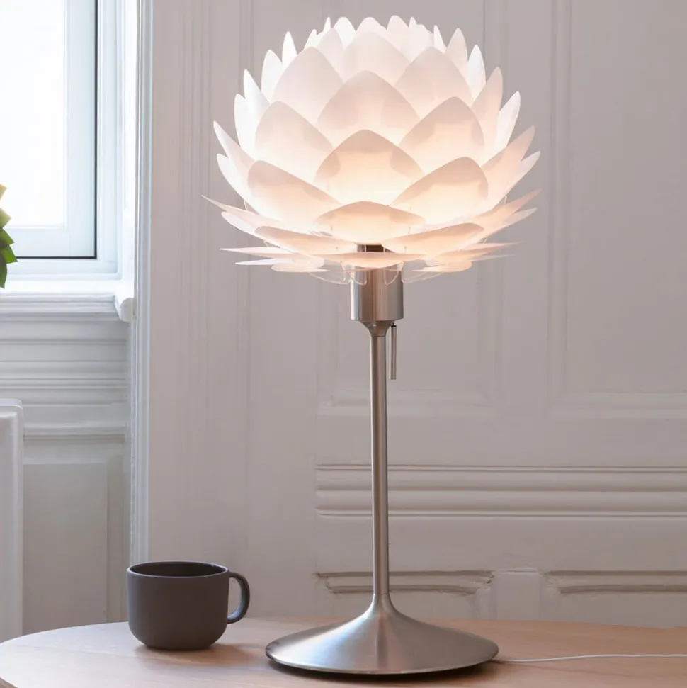 UMAGE Silvia Mini bordlampe, hvid, stål