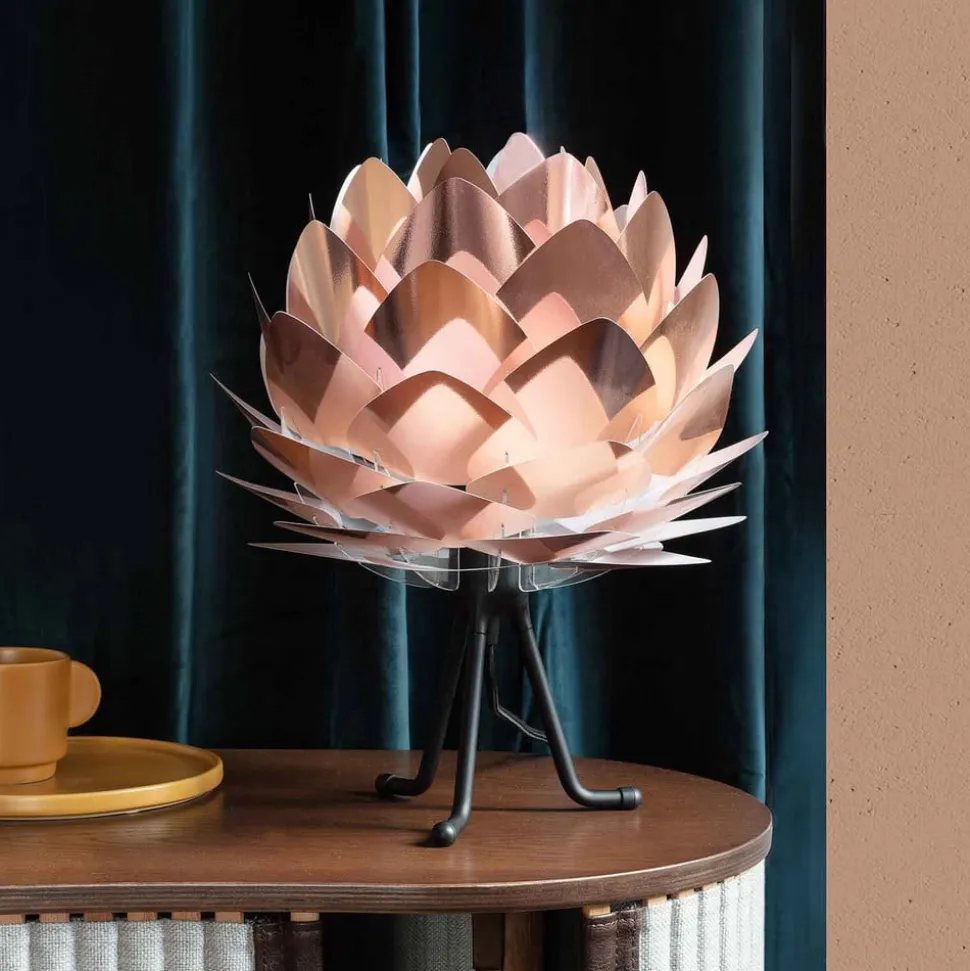 UMAGE Silvia Mini bordlampe kobber, sort trefod