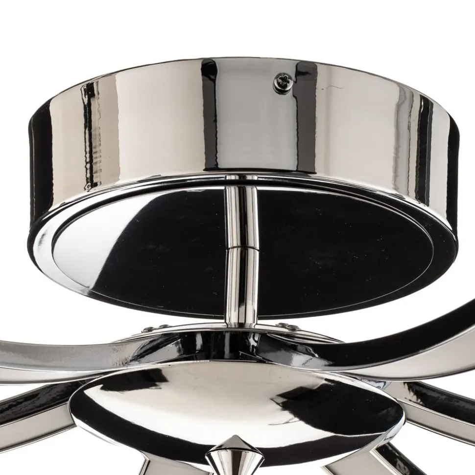 Umbra LED-loftlampe, 6 lyskilder, 91 cm, krom