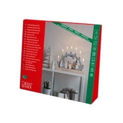 Vandrer i Skoven LED-adventsstage med dyr, træ