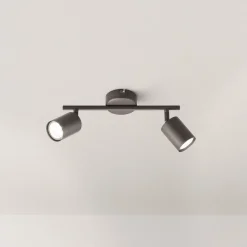 Vano LED-loftspot, sort, 2 lyskilder