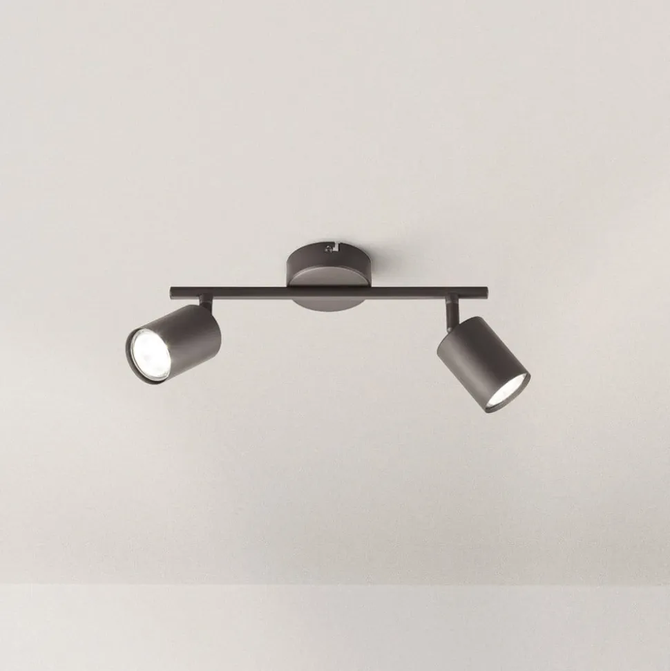 Vano LED-loftspot, sort, 2 lyskilder